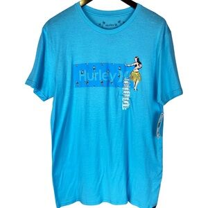 HURLEY ☆ One And Only Wind And Sea T-Shirt ☆ Hula Girl